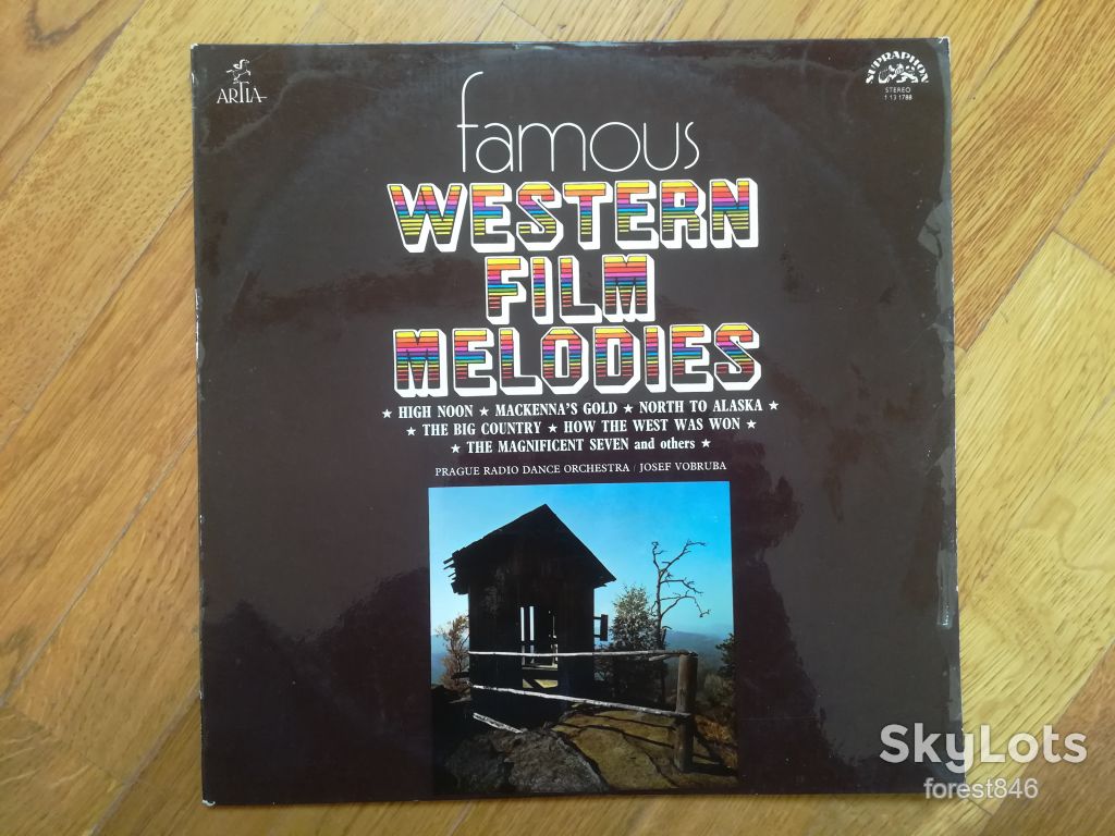 Famous western film melodies   (лам. конв.)-Ex.+-Чехословакия - фото фото фото 0