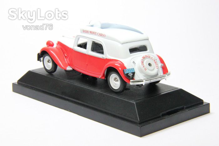 1/43 CITROEN Traction 15 six RMC 1952 RADIO MONTE CARLO. NOREV. - фото фото фото 3