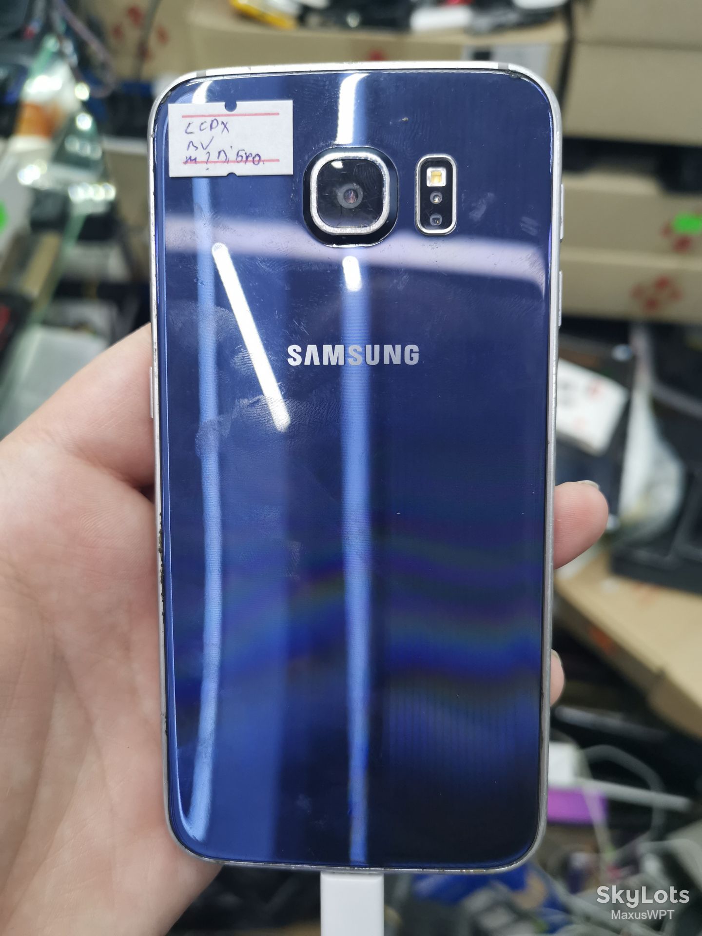 #509 sklad Samsung S6 blue g920f - фото фото фото 1