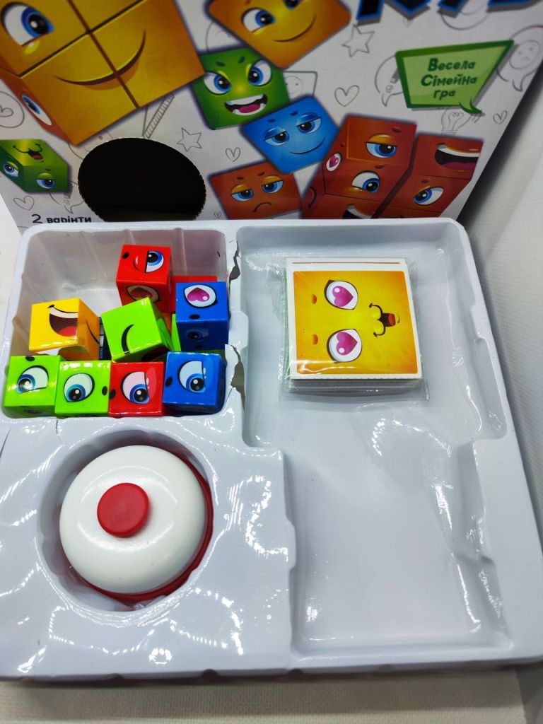 Лот Настільна Гра  Fun Game Емоджі куб Емоції - фото фото фото 7