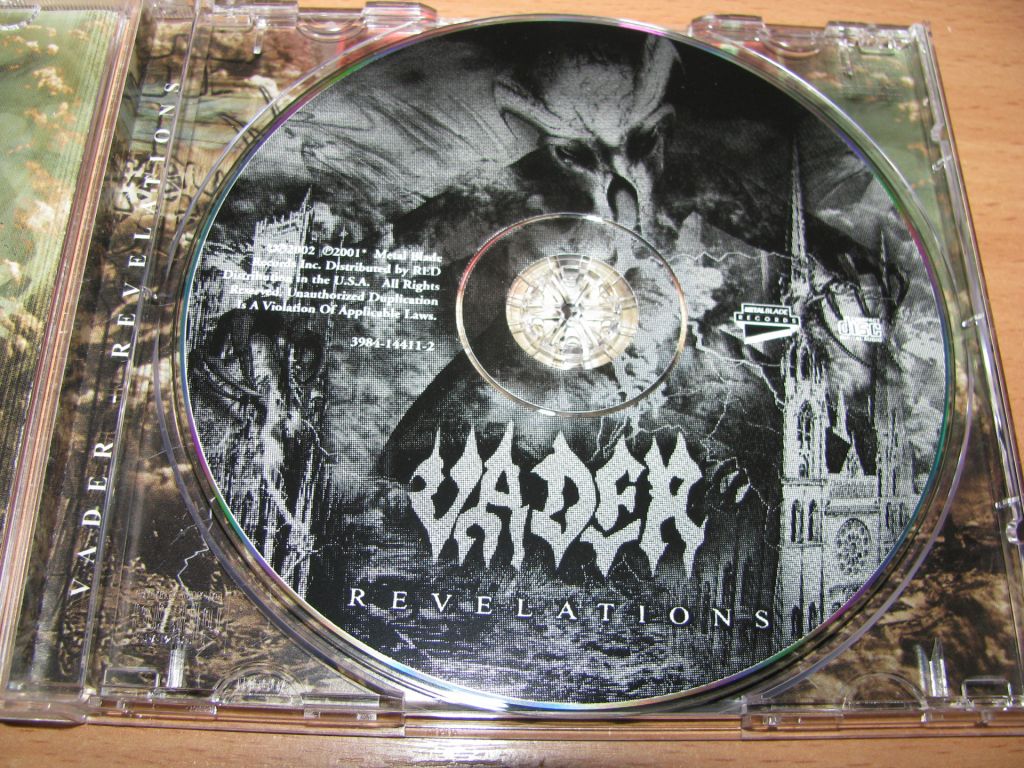 VADER - Revelations   (2002 Metal Blade 1st press,USA) w Bonus track - фото фото фото 2