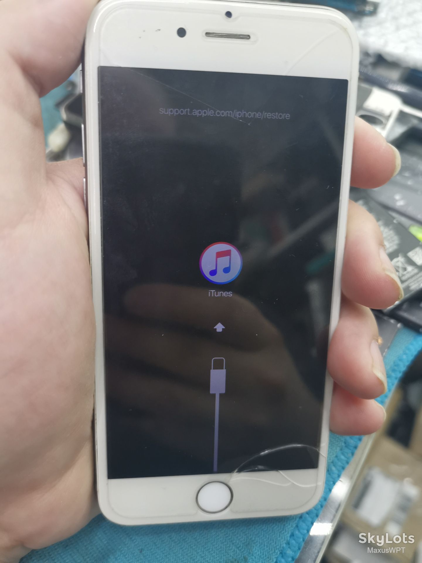 #1748 Sklad Iphone 6 silver itunes - фото фото фото 0