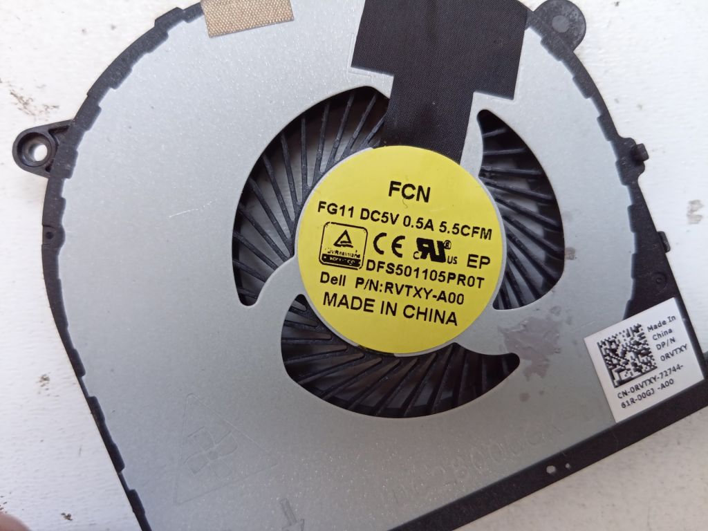 Б/У Система охолодження на Dell XPS 15-9550 - фото фото фото 3