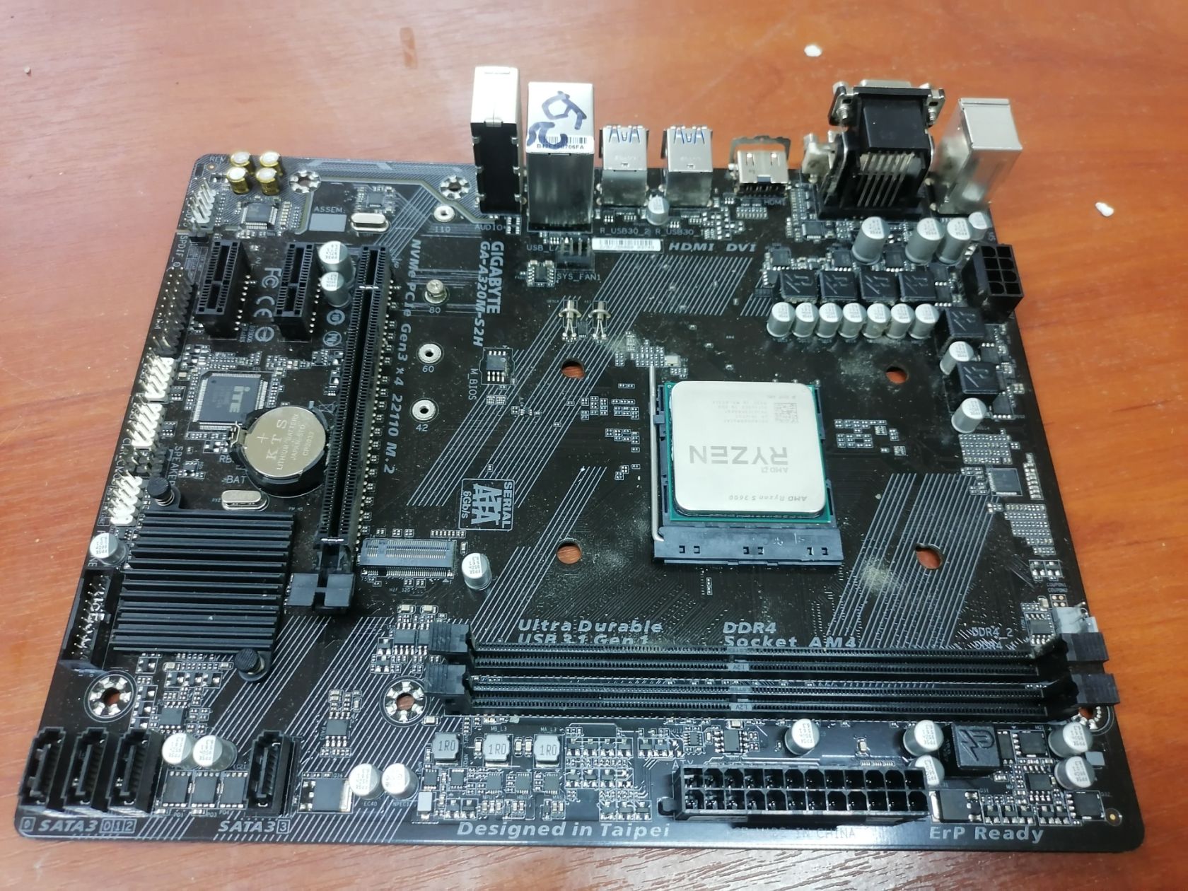 Gigabyte GA-A320M-S2H + AMD Ryzen 5 2600 - фото фото фото 3
