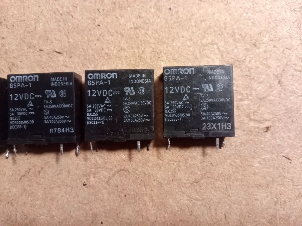 Реле OMRON G5PA-1 12VDC 5A/250VAC  (12В) б/у - фото фото фото 2