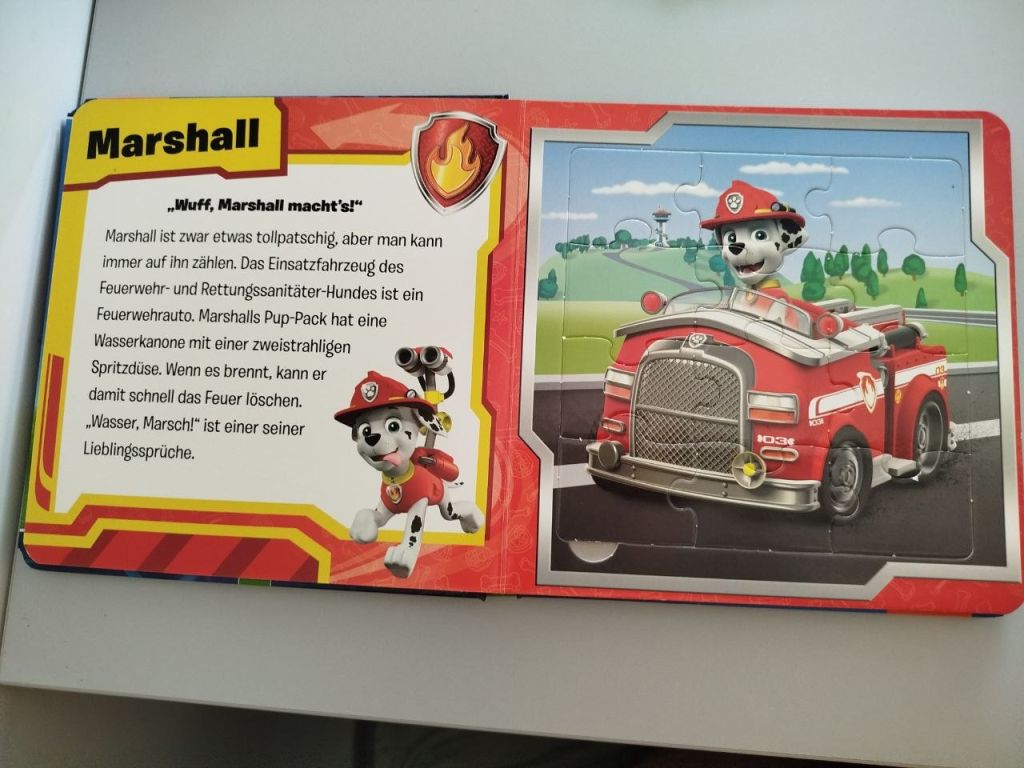 Книга-пазл Щенячий патруль  (Paw Patrol Puzzlebuch) німецькою мовою - фото фото фото 5