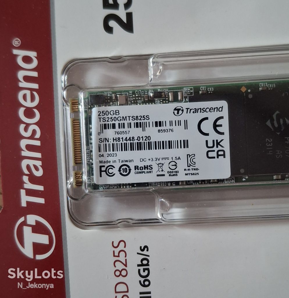 SSD Transcend 825S 250Gb     (TS250GMTS825S) - фото фото фото 1