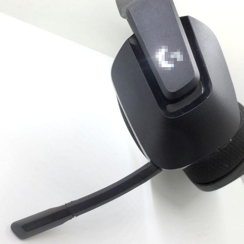 Мікрофон для ігрових навушників logitech g733 - чорний - фото фото фото 4
