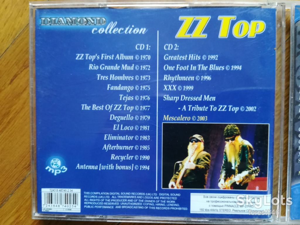 ZZ Top-2 части-mp3-состояние: 4+ - фото фото фото 2
