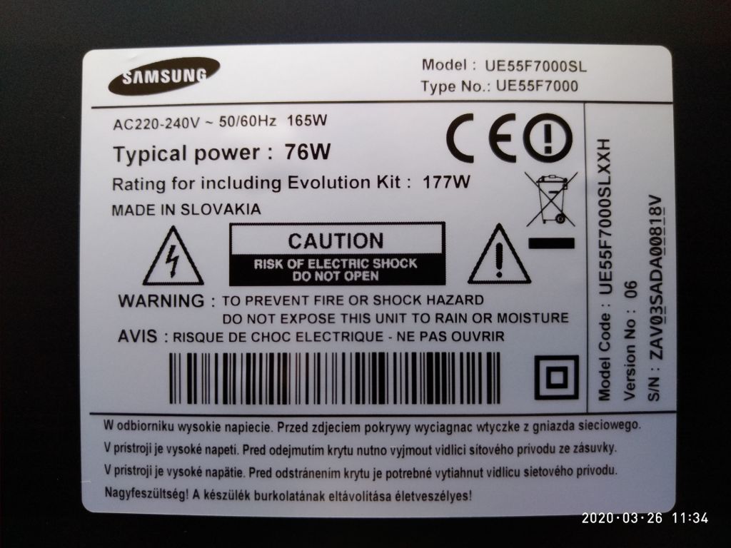 Блок питания L55F2P_DDY BN44-00633B для телевизора Samsung UE55F7000SL - фото фото фото 7