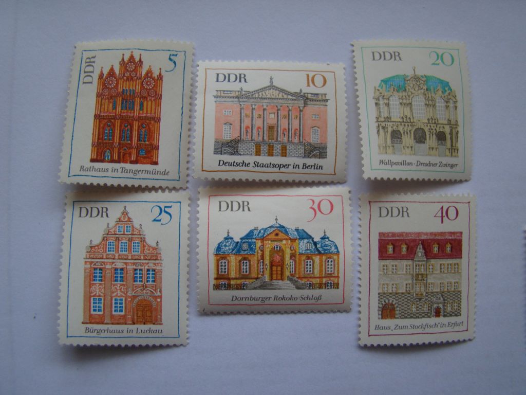 ГДР, Михель, Германия 2010, 1434 -1439, Здания  (III). - фото фото фото 0