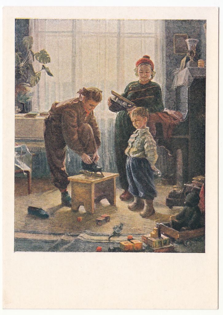 Зима пришла 1955 Жолток Р13 - фото фото фото 0