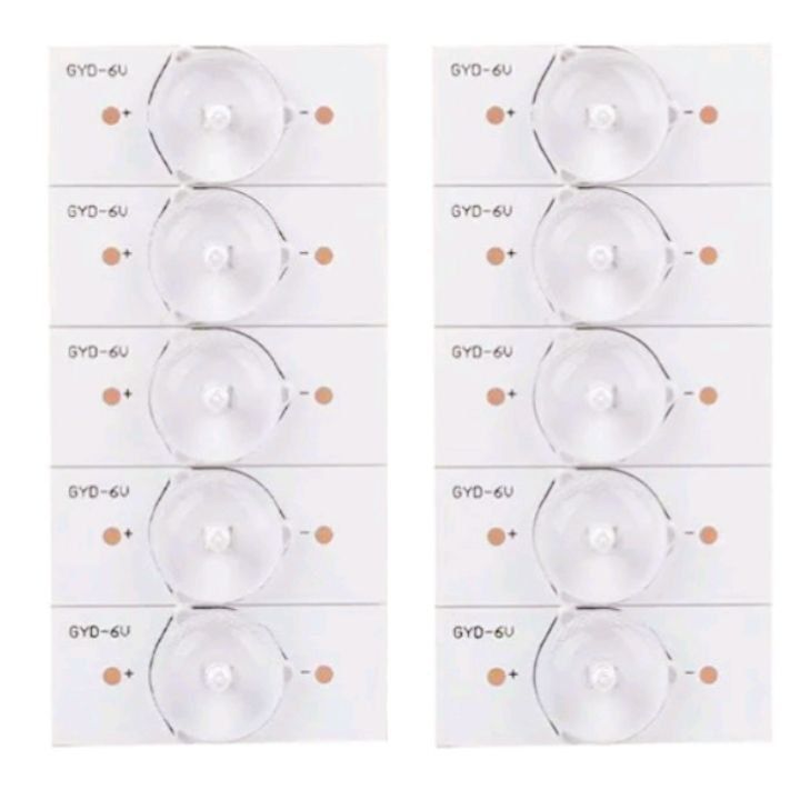 LED сегмент 6V для планки лампы подсветки ЖК телевизора - фото фото фото 0