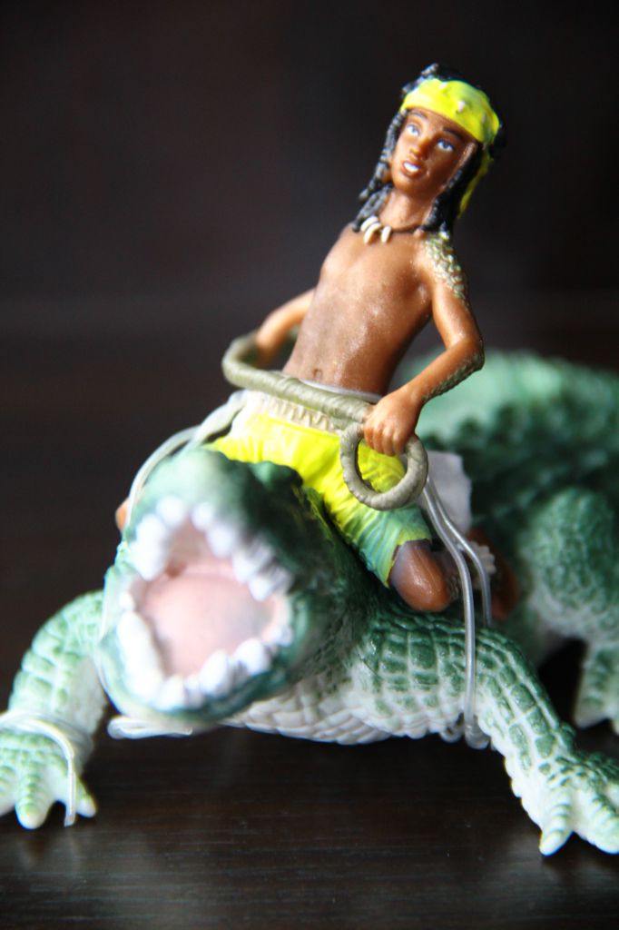 крокодил  (серия Баялла) SCHLEICH 90-100мм ФРГ - фото фото фото 2