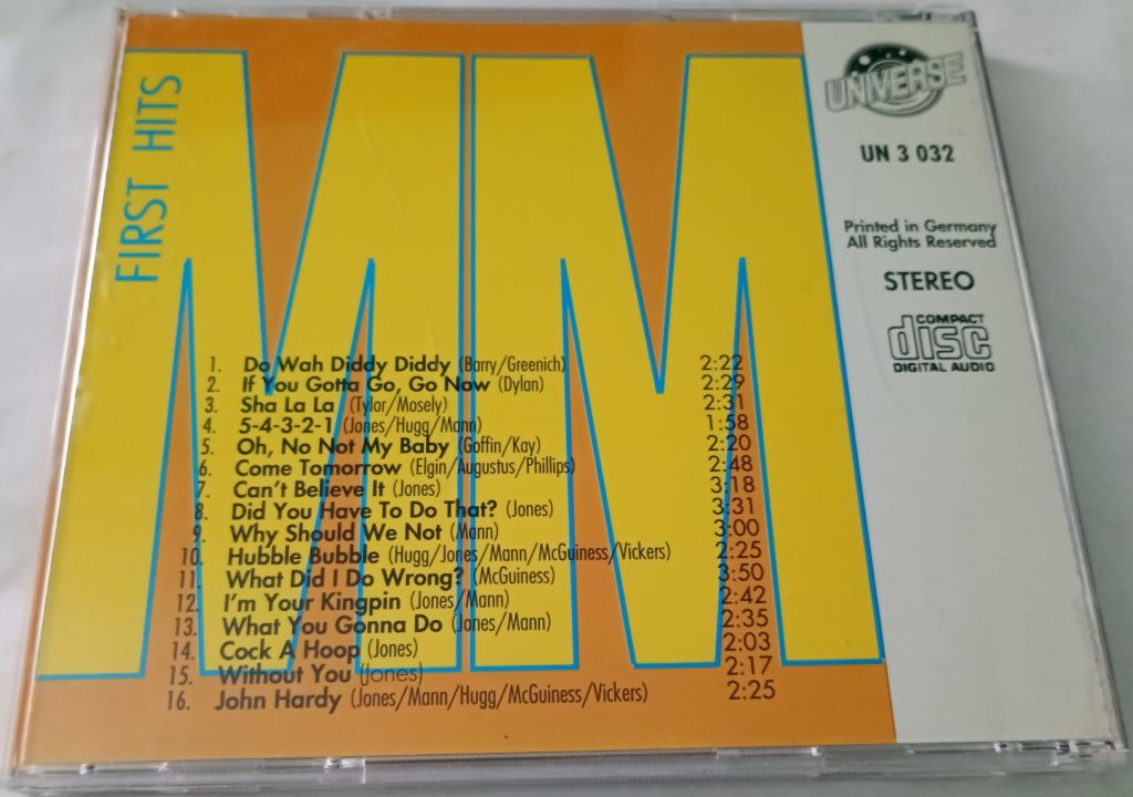 MANFRED MANN First Hits CD Germany - фото фото фото 2