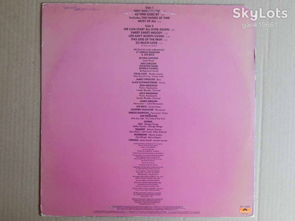 Gloria Gaynor ‎– Glorious   (Polydor ‎– PD-1-6095, US) EX/EX+ - фото фото фото 1