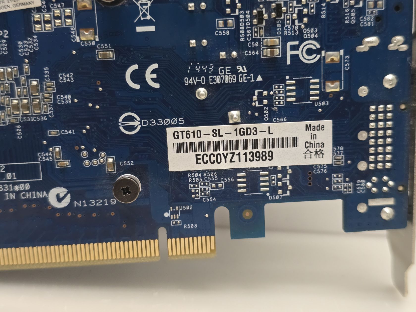 Видеокарта ASUS GeForce GT 610 1GB  (1Gb,GDDR3,64 Bit,HDMI,PCI-Ex,Б/у) - фото фото фото 3