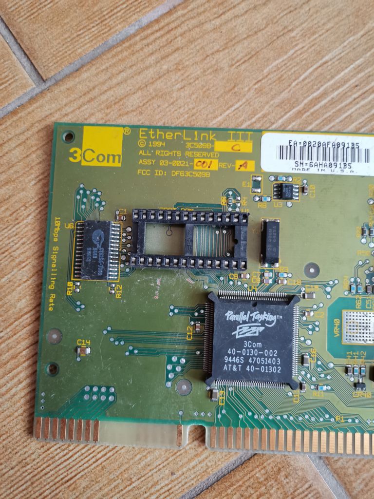 Сетевая карта 3com etherlink iii 3c509b-c - фото фото фото 2