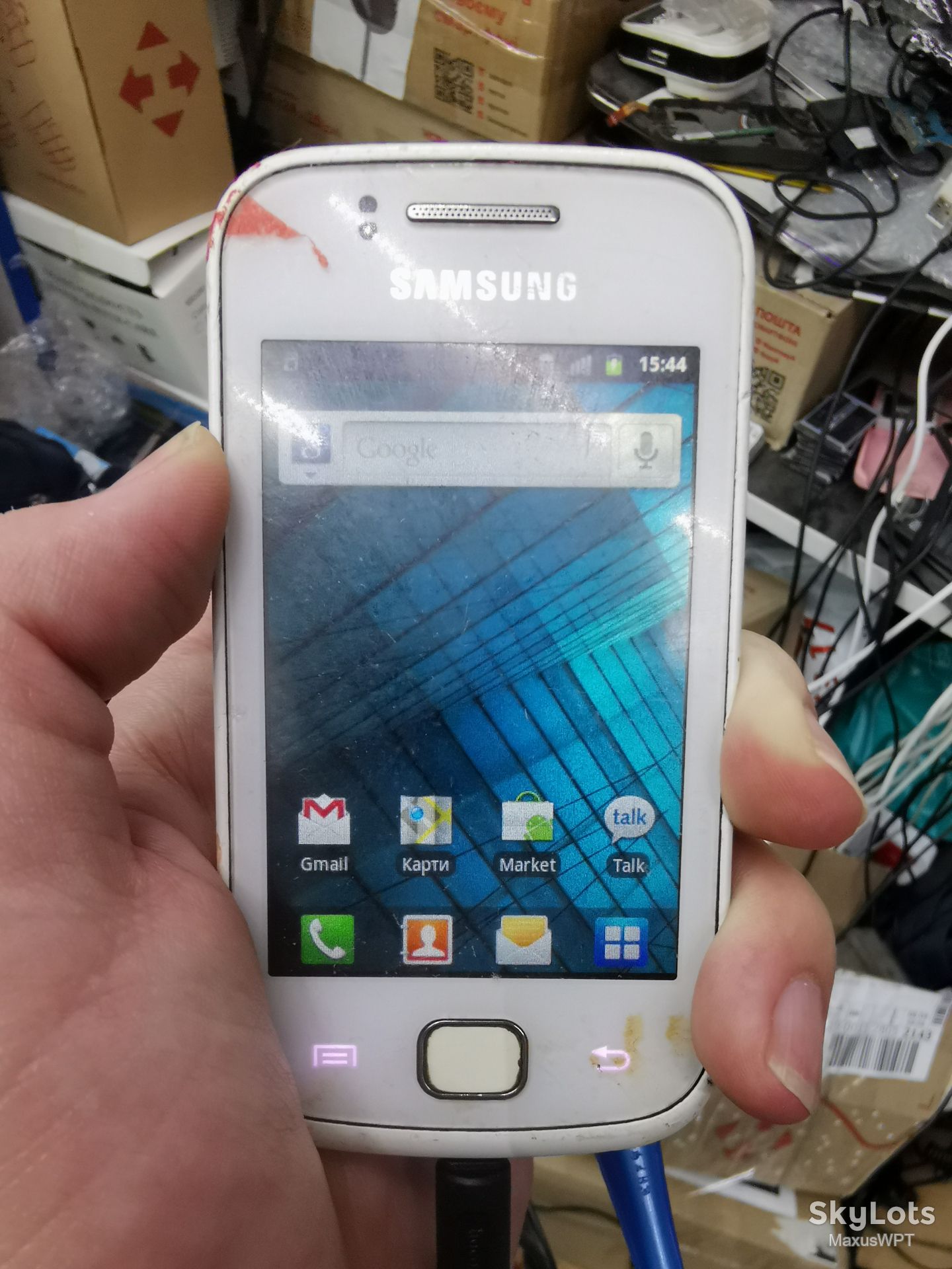#399 Sklad samsung gio s5660 white - фото фото фото 1