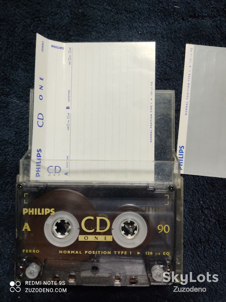 Б/У Аудио кассета PHILIPS CD One 90 - фото фото фото 1