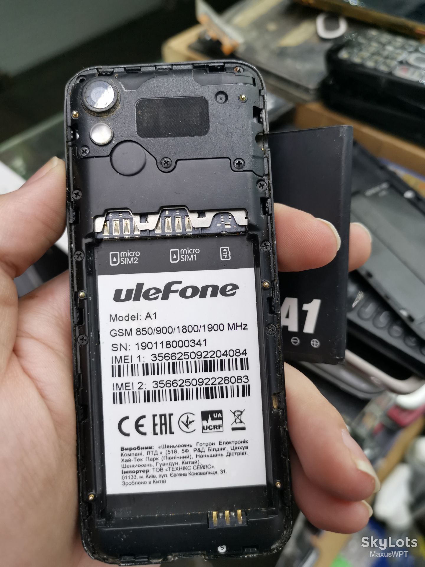 #1382 Ulefone a1 black - фото фото фото 2