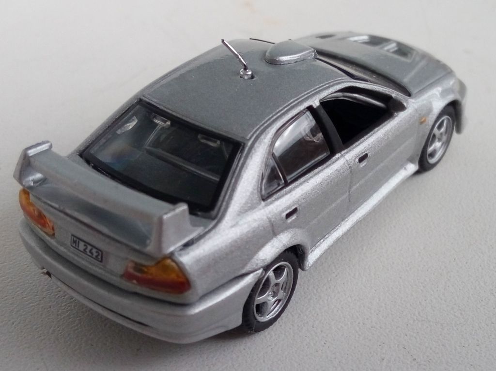 1-72 Cararama Mitsubishi Lancer silver - фото фото фото 2