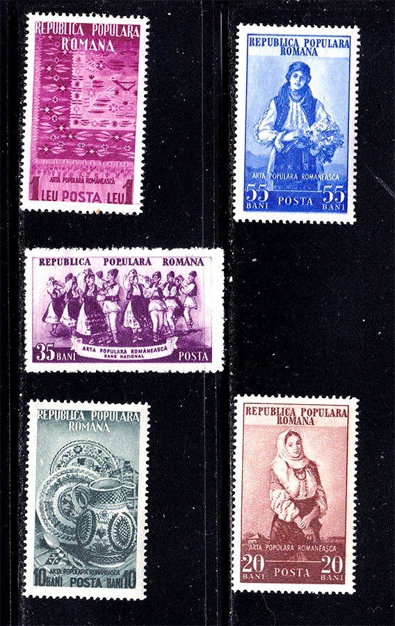 ZM Румыния 1953 г  MNH - - фото фото фото 0