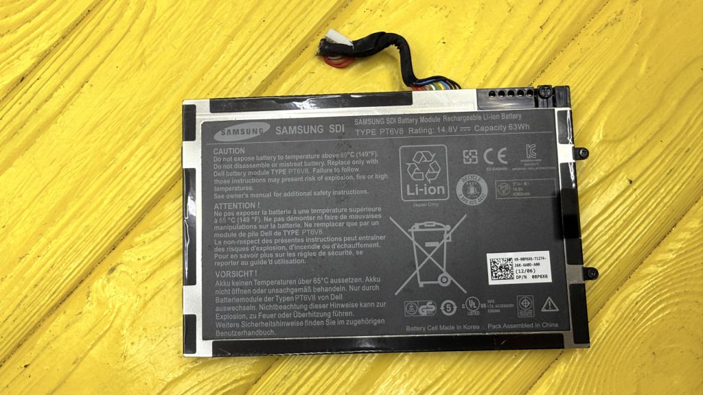 Батарея 08P6X6 для ноутбука Dell Alienware M14X R2  (2201) Б/В - фото фото фото 0