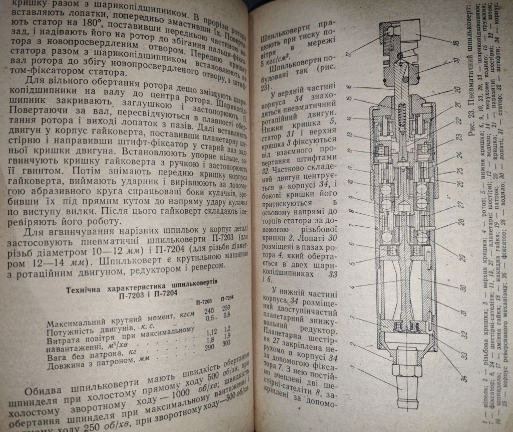 книга: ПНЕВМОІНСТРУМЕНТ РЕМОНТНИКА-МЕХАНІЗАТОРА 1966р. - фото фото фото 5