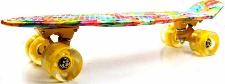 Penny Board "Caramel" Светящиеся колеса (PR061) - фото фото фото 2