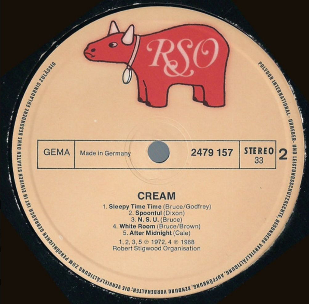 Cream - Greatest Hits - 1966-72.   (LP). 12. Vinyl. Пластинка. Germany - фото фото фото 3