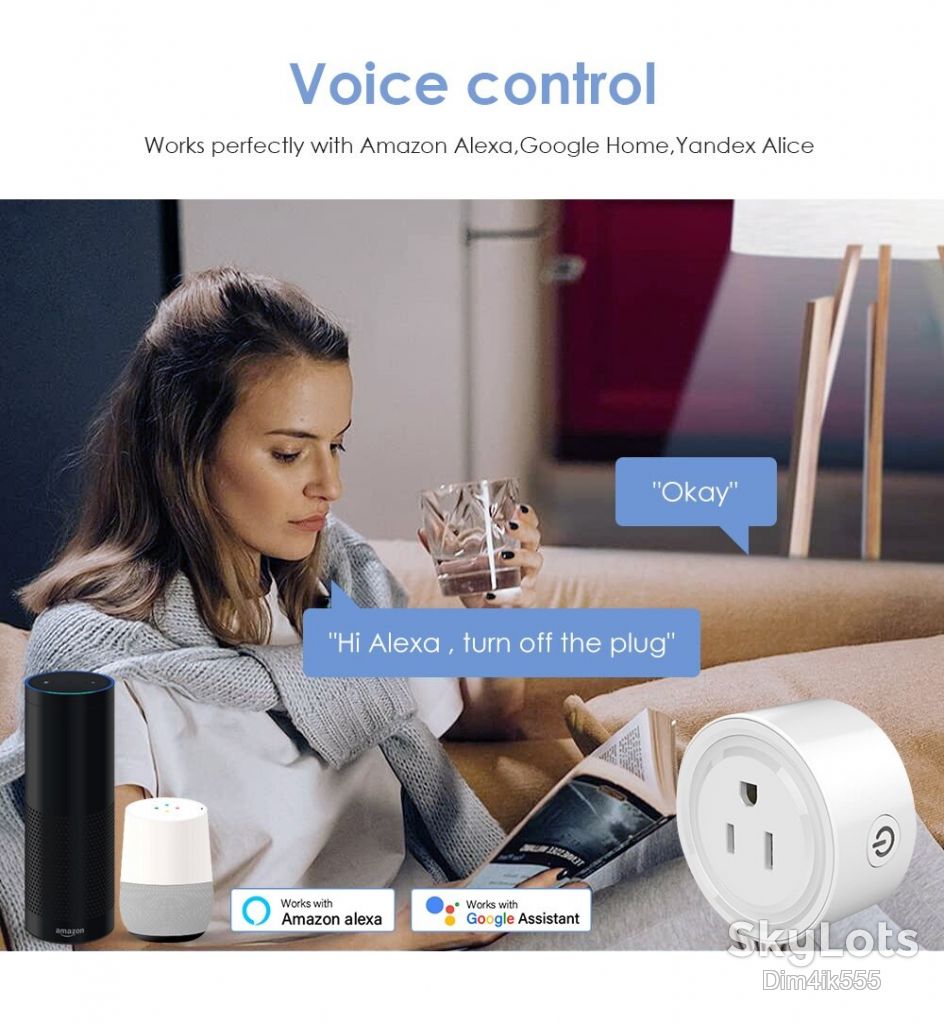 Умная Wi-Fi розетка 10/16/20A US Tuya Smart - фото фото фото 2