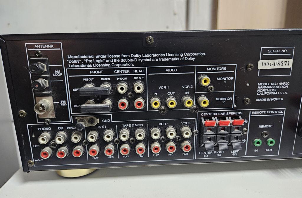 Ресівер Harman Kardon AVR 20 - фото фото фото 5
