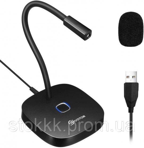 Микрофон EIVOTOR G22 USB для PS4, Mac, Windows 7/8/10 - фото фото фото 1