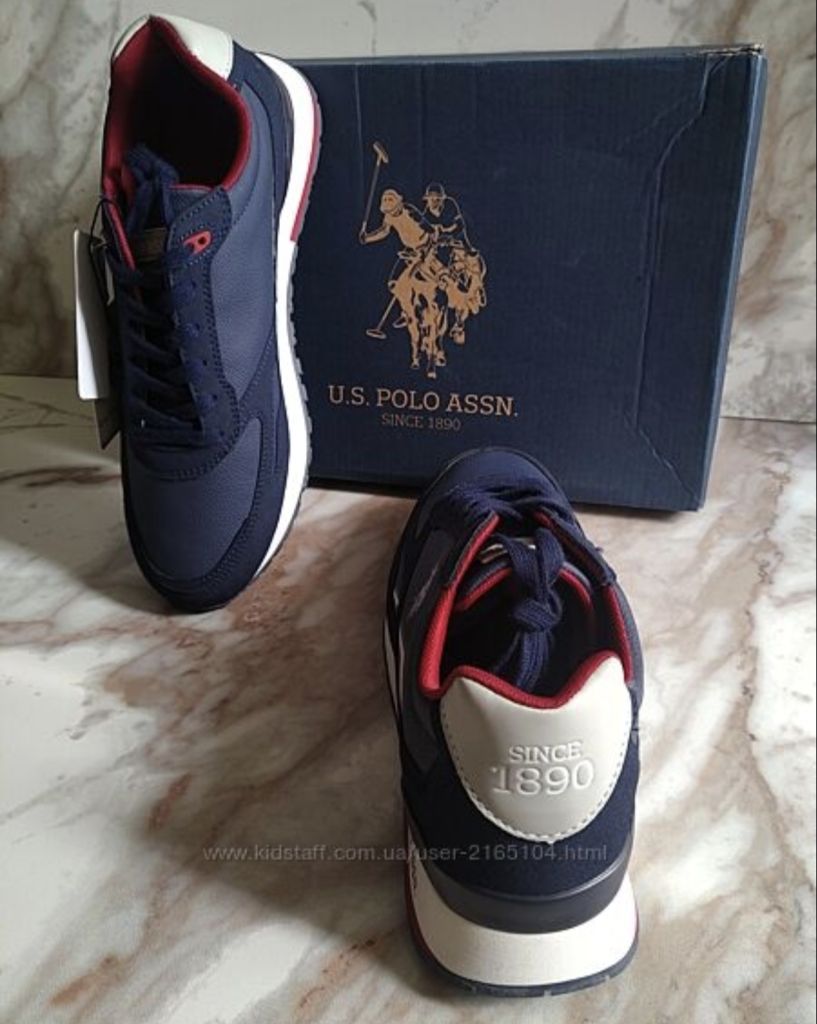Кроссовки U.S Polo Assn. 43р синие - фото фото фото 2