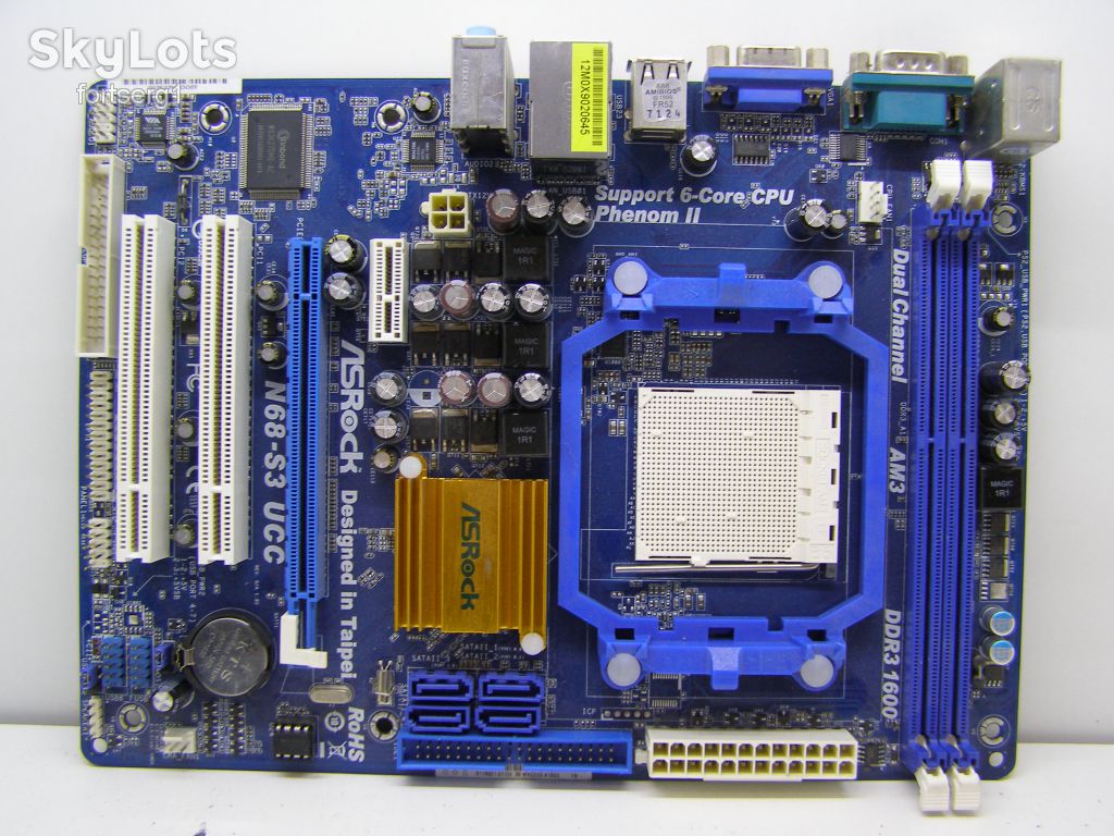 Материнская плата sAM3 / ASRock N68-S3 UCC /  (GeForce 7025, PCI-Ex16) - фото фото фото 0
