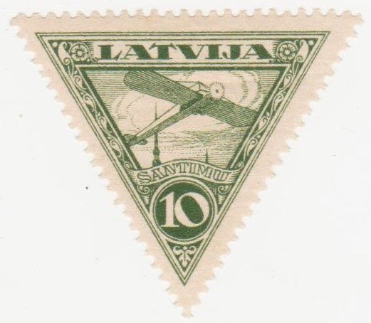 Латвия 1928 г № 3 ** - фото фото фото 0