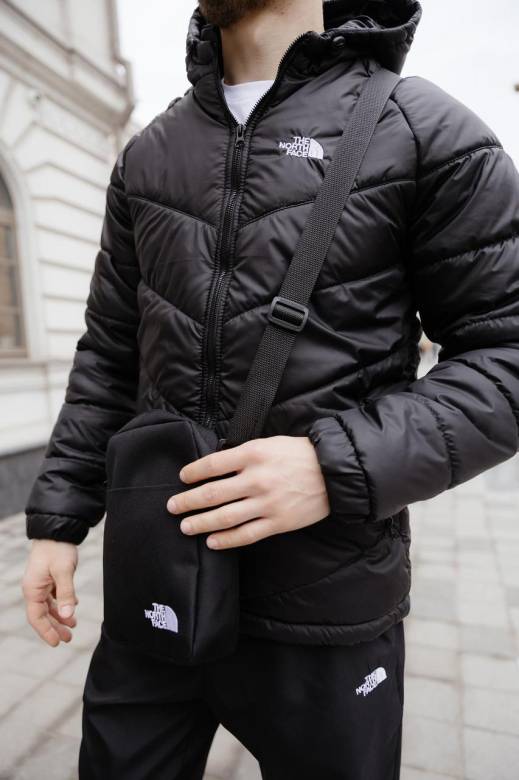 Комплект мужской: куртка Active TNF черная + штаны TNF черные. БАРСЕТКА TNF У ПОДАРУНОК! - фото фото фото 6
