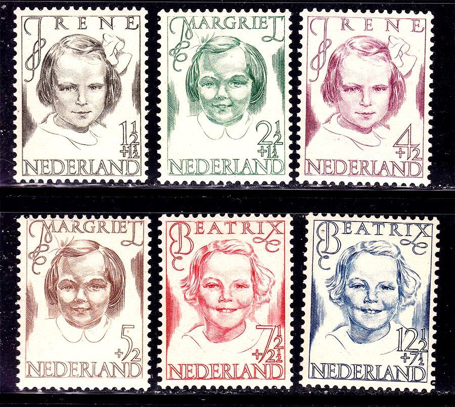 EU  Нидерланды  1946 г  MNH - дети - фото фото фото 0