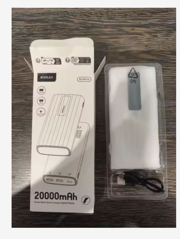 Power bank kuulaa 20000 mah 22,5 w - фото фото фото 9