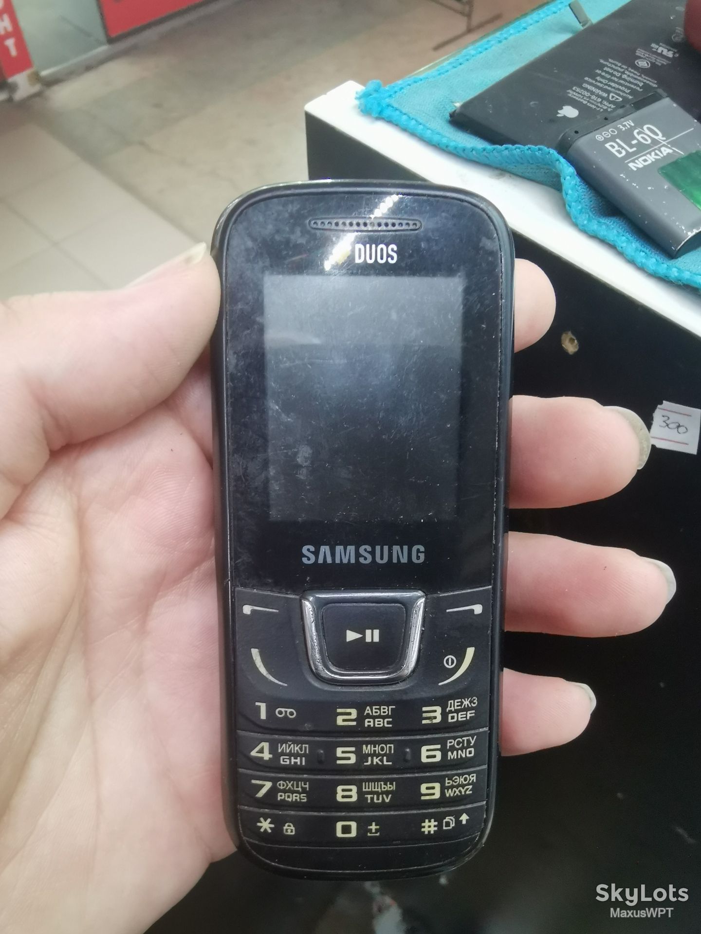 Shop телефон Samsung E1282T Blue - фото фото фото 3