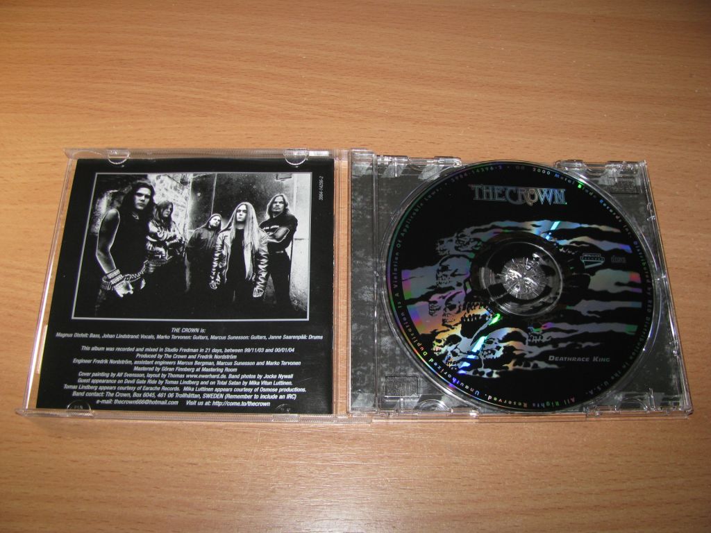 THE CROWN - Deathrace King  (2000 Metal Blade 1st press,USA) - фото фото фото 1