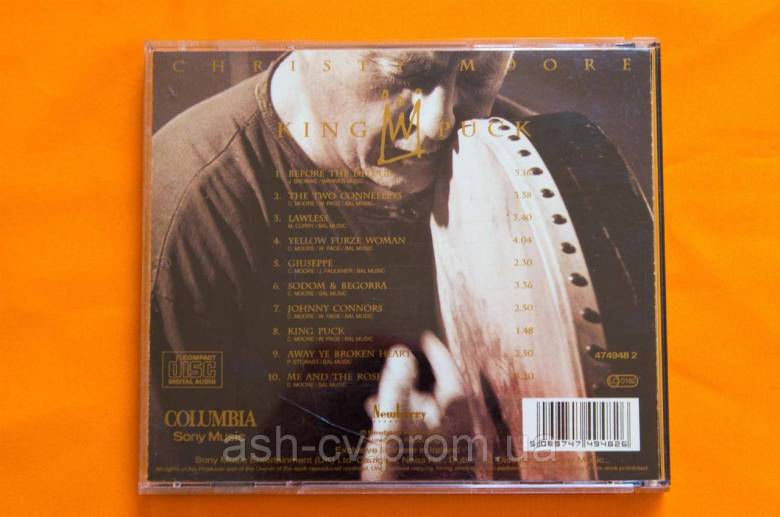 Музичний диск CD. CHRISTY MOORE - KING PUCK - фото фото фото 2