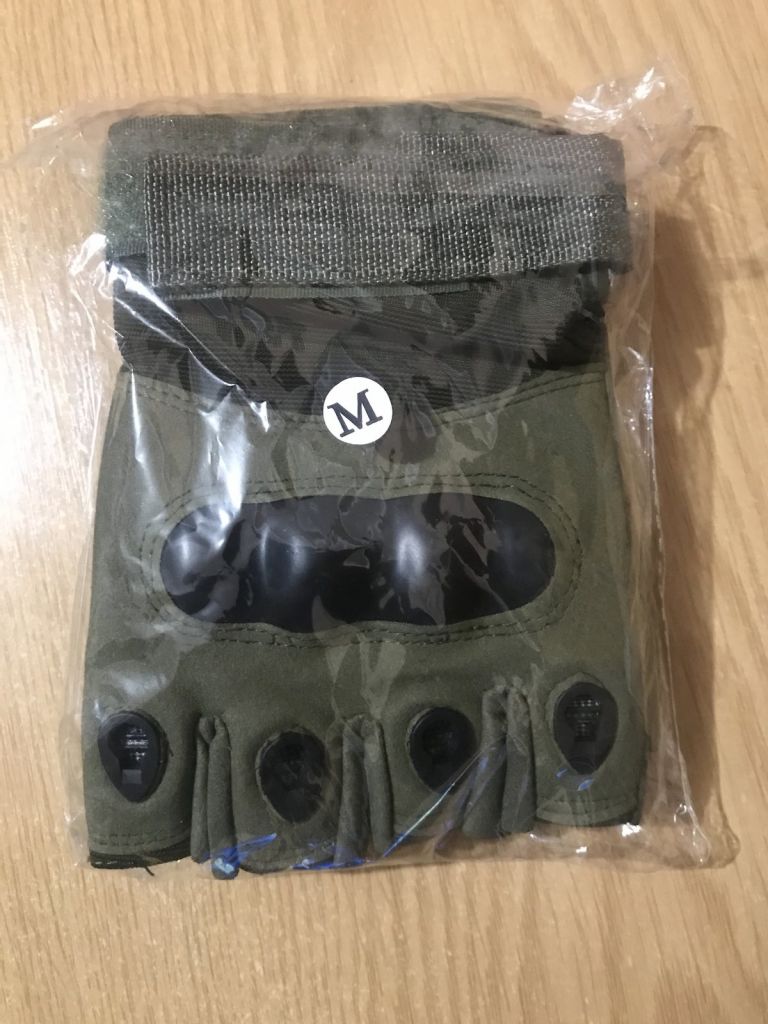Тактические перчатки с открытыми пальцами Oakley, Зеленый  новые М и L. размеры. - фото фото фото 1