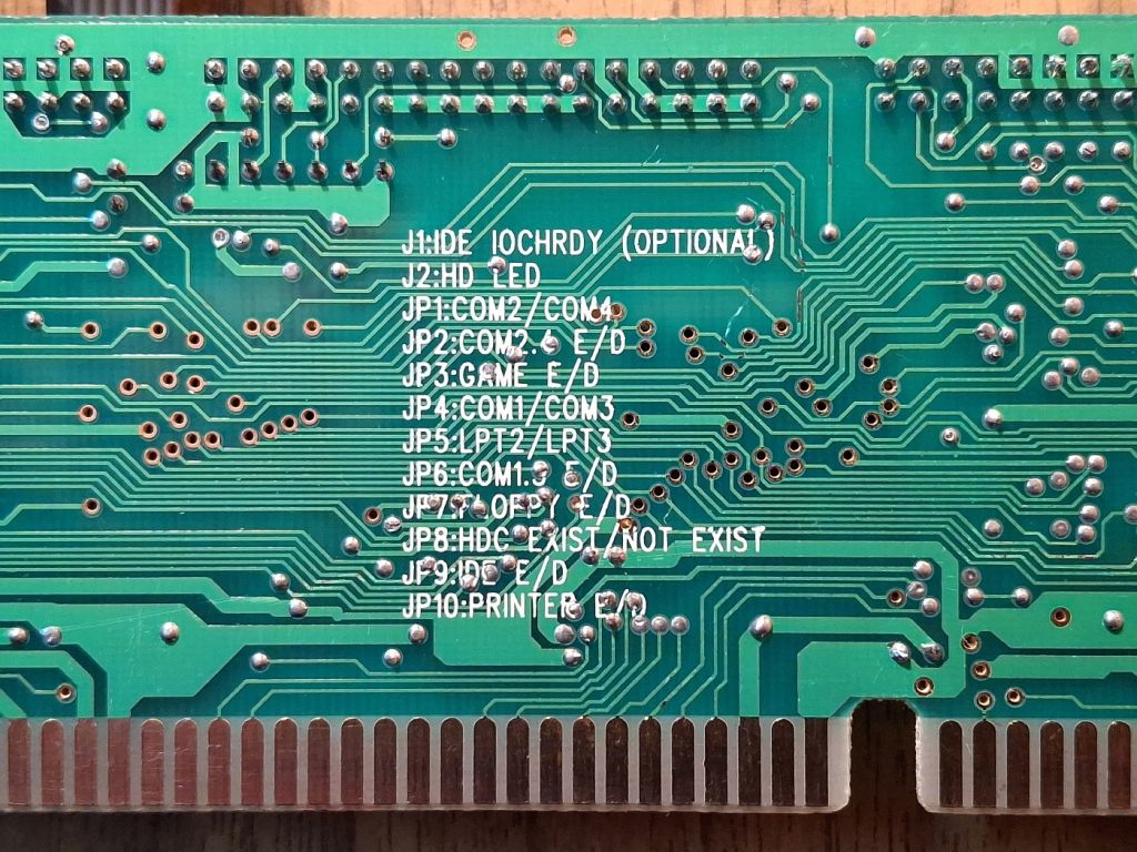 Мультикарта Multi-I/O Controller Card ISA плата для компьютера  (#12) - фото фото фото 5