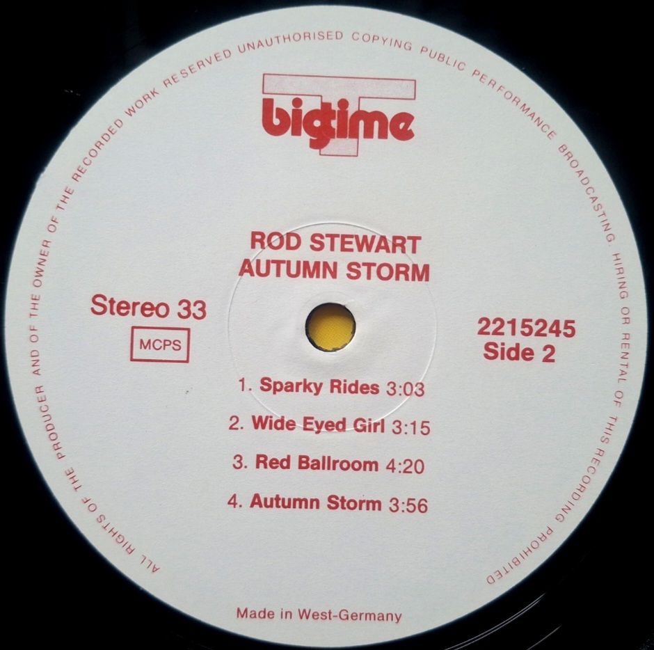Rod Stewart - Autumn Storm - 1969-80.  (LP). 12. Vinyl. Пластинка. Germany. - фото фото фото 3