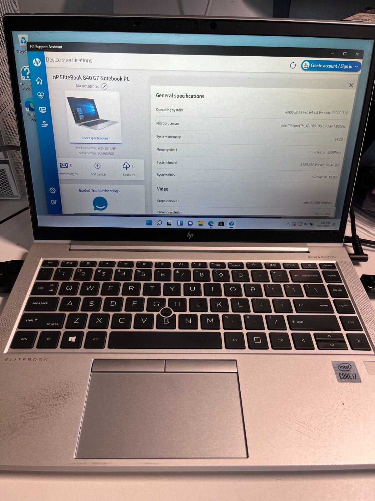 HP EliteBook 840 G7 Notebook PC          (подробиці в описі) - фото фото фото 1