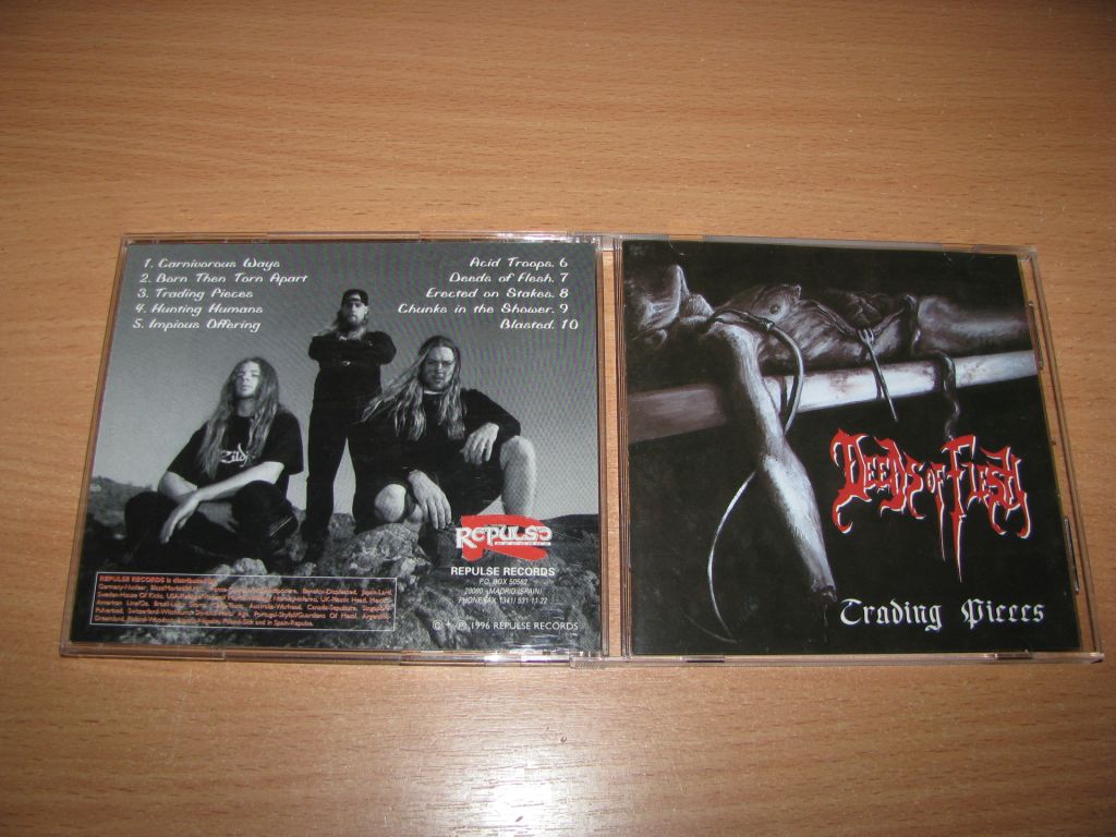 DEEDS OF FLESH - Trading Pieces  (1996 Repulse 1st press) - фото фото фото 0
