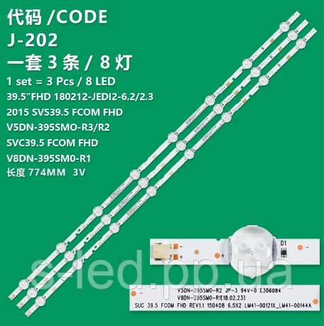 LED підсвітка V5DN-395SM0-R2 (SVC 39.5 FCOM FHD, V5DN-395SM0-R3) - фото фото фото 0