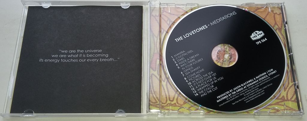 THE LOVETONES Meditations CD US - фото фото фото 1